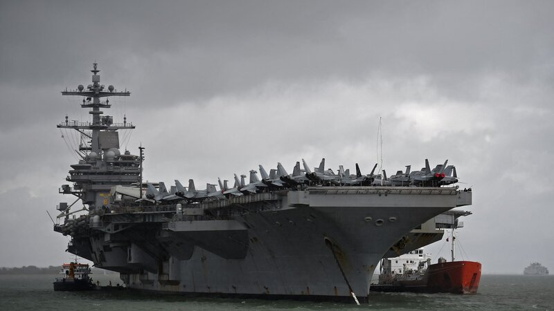 ABŞ-nin “George H.W. Bush” aviadaşıyıcısı Hind okeanına daxil olub