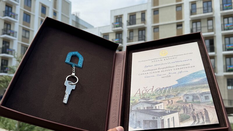 Ağdamda 110 ailəyə mənzillərinin açarları təqdim olundu -