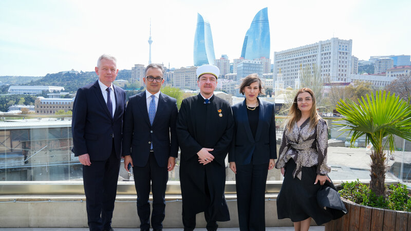 Dövlət Komitəsinin sədri Polşa Müsəlman Dini Birliyinin Ali Müsəlman Kollecinin sədri ilə görüşüb