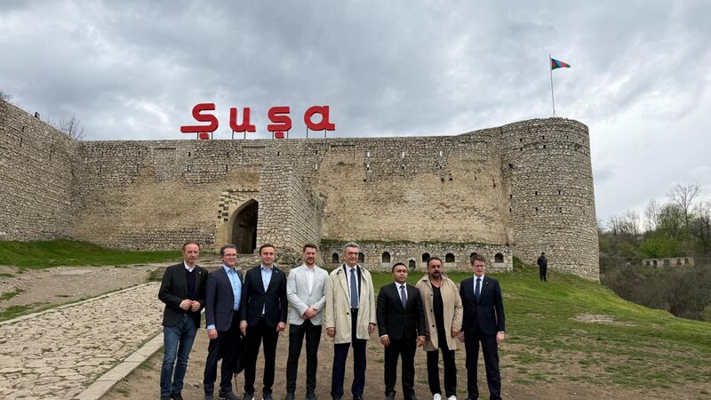 Almaniya Bundestaqının nümayəndə heyəti Xankəndi və Şuşada olub