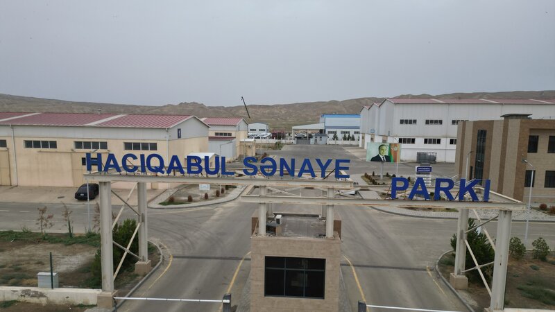İndiyədək Hacıqabul Sənaye Parkında 463,7 milyon manatlıq məhsul satılıb