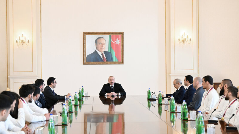 Dövlət başçısı: İdmançılarımızda qələbə əzmi çox güclüdür