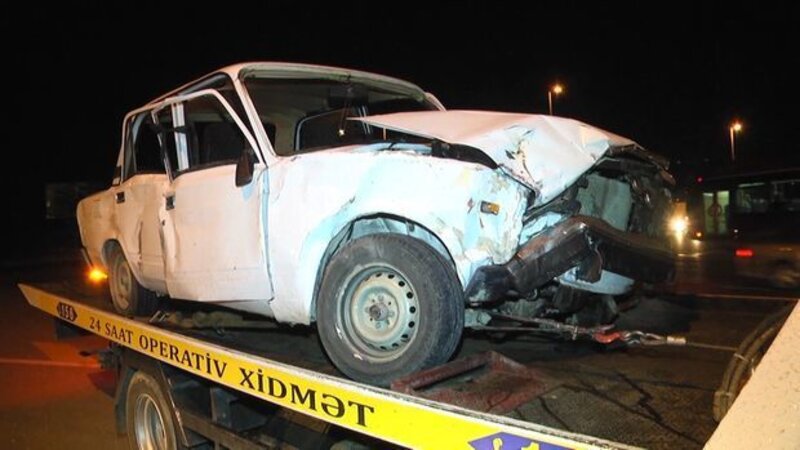 Goranboyda avtomobil marketin hasarına çırpılıb: