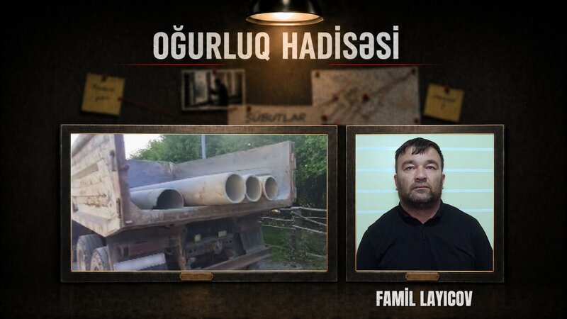 Balakəndə kanalizasiya borusu oğurlayan şəxs saxlanıldı