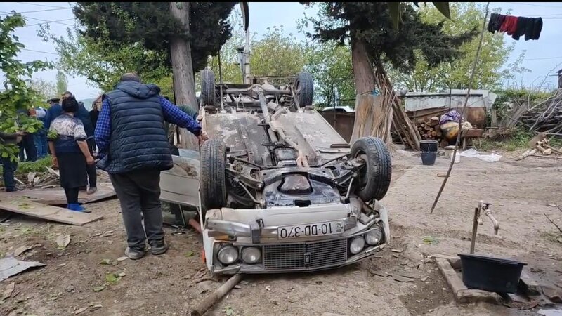 Tovuzda sürücü azyaşlını vurdu, sonra maşını aşırdı -