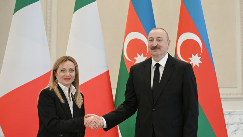 İlham Əliyevin İtaliyanın Baş naziri  Ciorcia Meloni ilə təkbətək görüşü keçirilib
