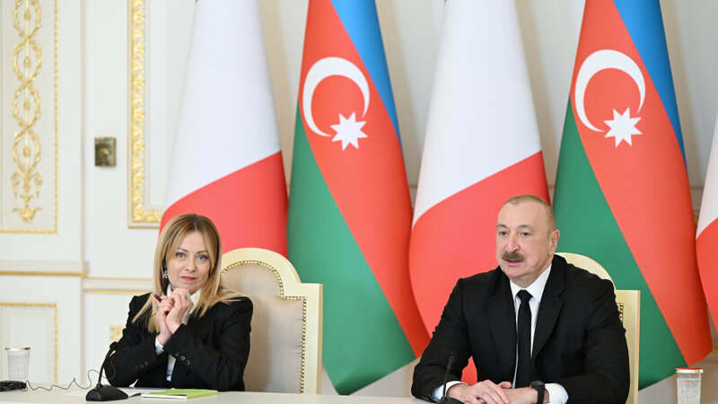 Prezident İlham Əliyev və İtaliya Nazirlər Şurasının sədri mətbuata bəyanatlarla çıxış etdilər -