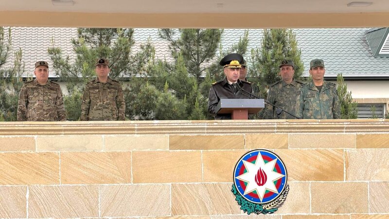 Hərbi prokuror Müdafiə Nazirliyinin artilleriya hərbi hissəsində tədbir keçirdi -