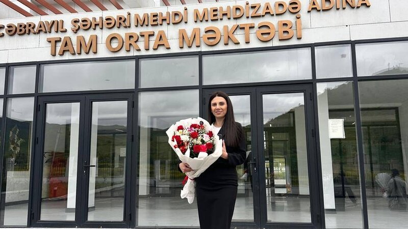 Gənc müəllim: Cəbrayılda insanları yeni və rahat həyat gözləyir