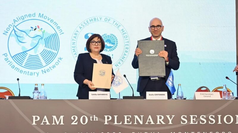 QH Parlament Şəbəkəsi ilə Aralıq Dənizi PA arasında Anlaşma Memorandumu imzalanıb