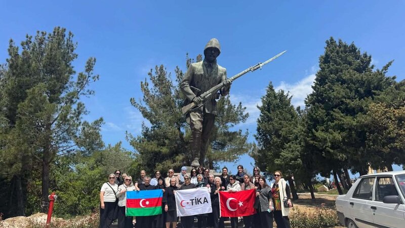 Şəhid ailələri Türkiyənin Çanaqqala şəhərini ziyarət ediblər -