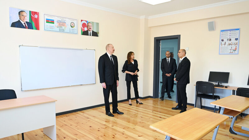 İlham Əliyev Cəbrayıl rayonunun Şükürbəyli kəndinin açılışında iştirak edib -
