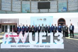 Media nümayəndələri Bakı Olimpiya Stadionunda yaradılan WUF zonası ilə tanış olublar