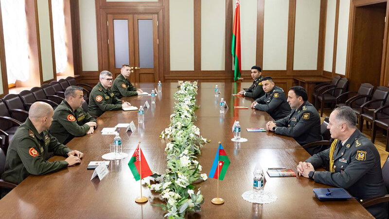 Azərbaycan və Belarus hərbi informasiya sahəsində nümayəndələrinin işçi görüşü keçiridi -