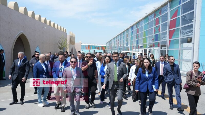Media nümayəndələri Bakı Olimpiya Stadionunda yaradılan WUF zonası ilə tanış olublar -
