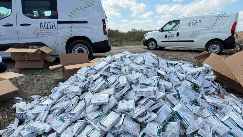Türkiyə və İtaliyadan idxal olunan bioloji aktiv qida məhsulları məhv edildi