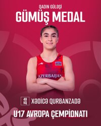Avropa çempionatı: Xədicə Qurbanzadə Avropa ikincisi oldu
