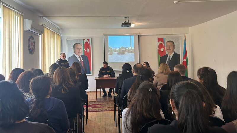 FHN-in Gəncə Regional Mərkəzi tərəfindən mülki müdafiə tədbirləri təşkil edilib