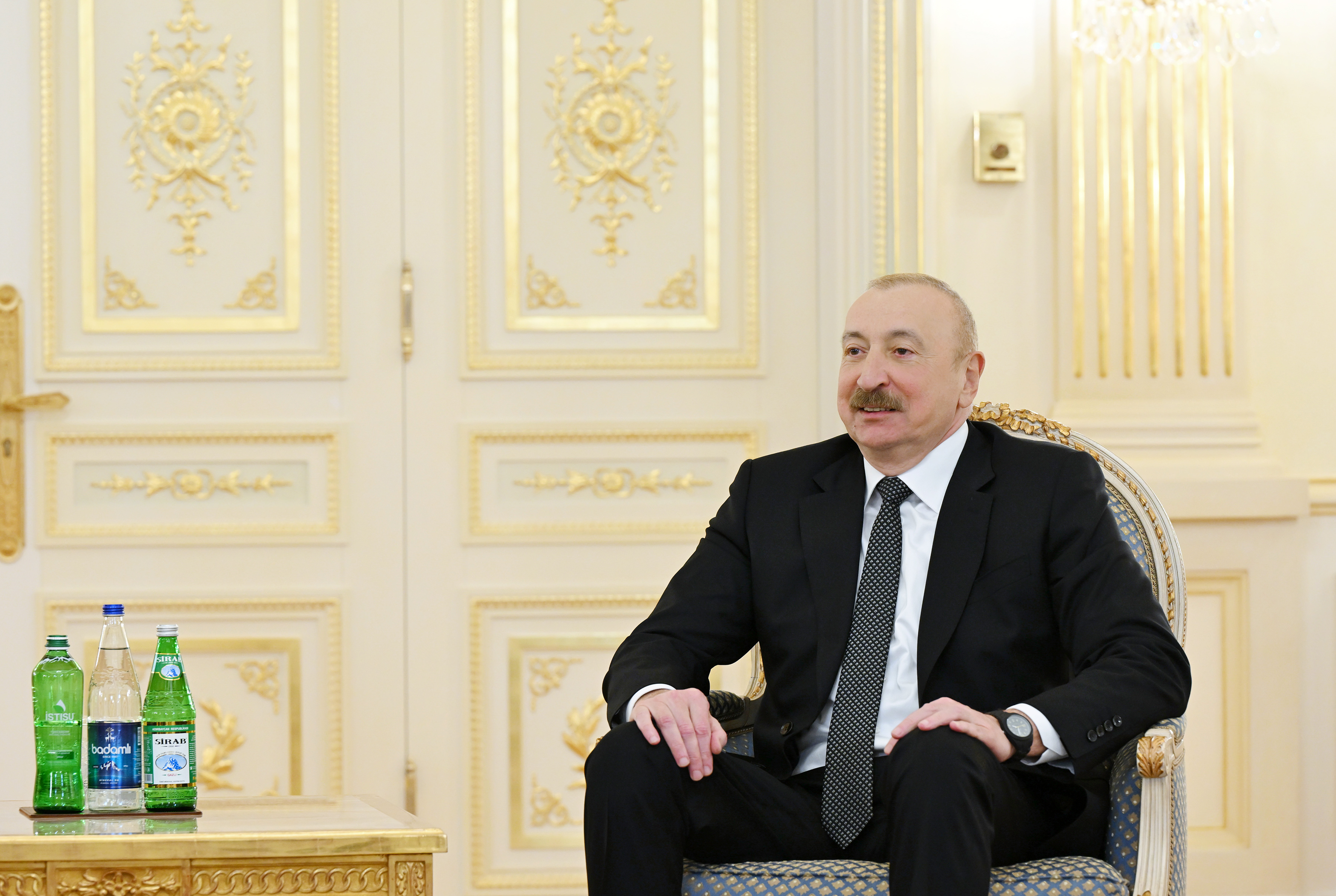 Prezident İlham Əliyev Serbiya Prezidenti ilə görüşdü