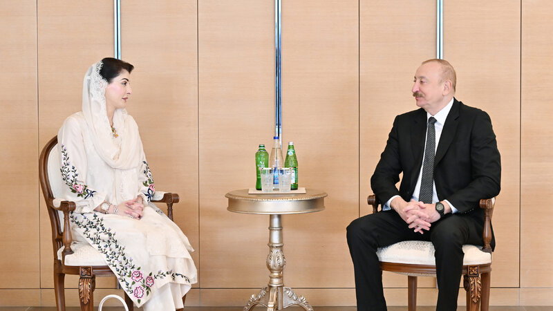 İlham Əliyev Pakistanın Pəncab əyalətinin Baş nazirini qəbul etdi