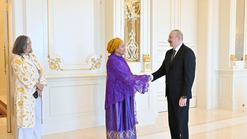 Prezident İlham Əliyev BMT Baş katibinin müavinini qəbul edib