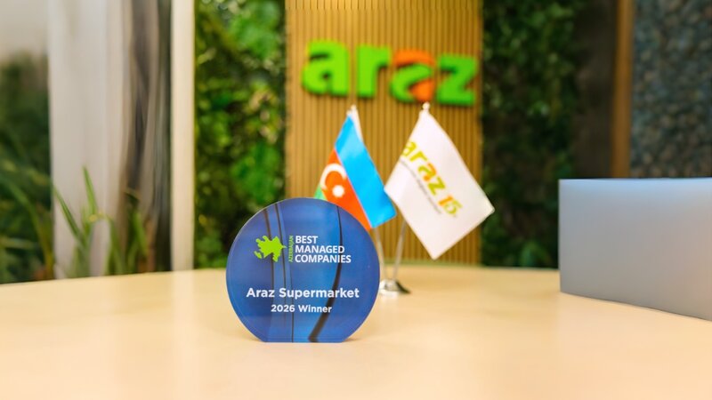 “Araz” supermarketlər şəbəkəsi “Best Managed Companies Azerbaijan 2026” müsabiqəsinin qalibi oldu