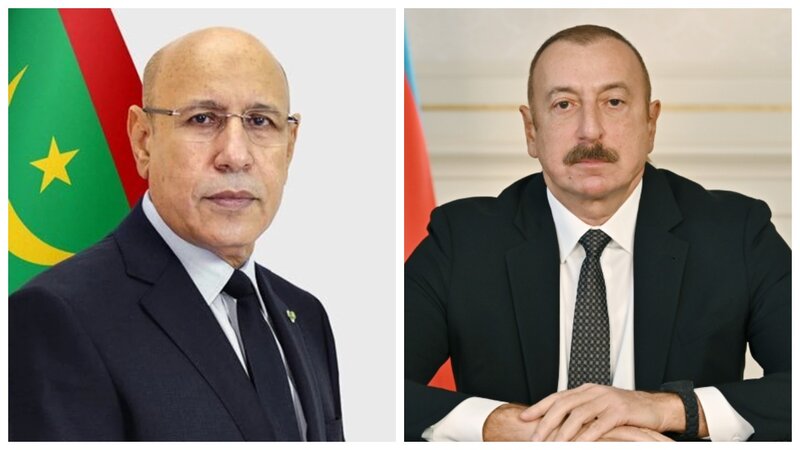 Mavritaniya Prezidenti  İlham Əliyevi təbrik etdi