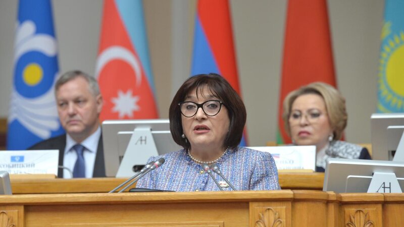 Sahibə Qafarova MDB PA-nın 60-cı plenar iclasında çıxış edib