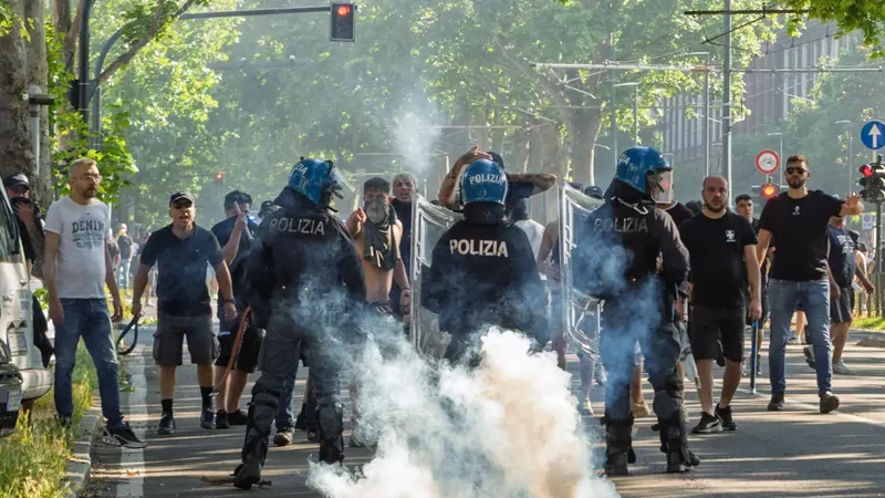 “Torino” – “Yuventus” matçından öncə xaos: Yaralanan və saxlanılanlar var