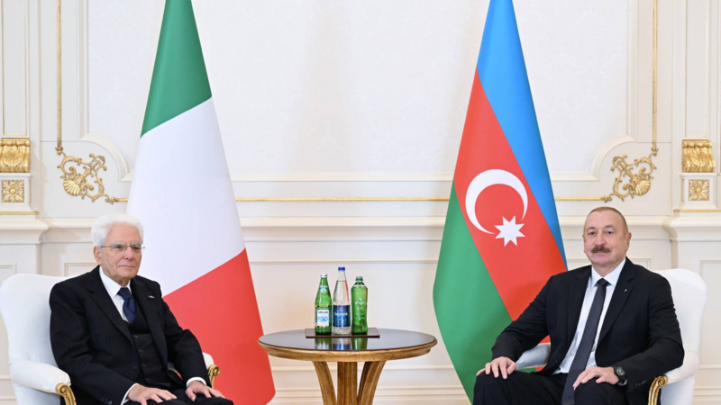 Sercio Mattarella: İtaliya Azərbaycanla Aİ arasında sabitliyə yönəlmiş təşəbbüsləri dəstəkləyir