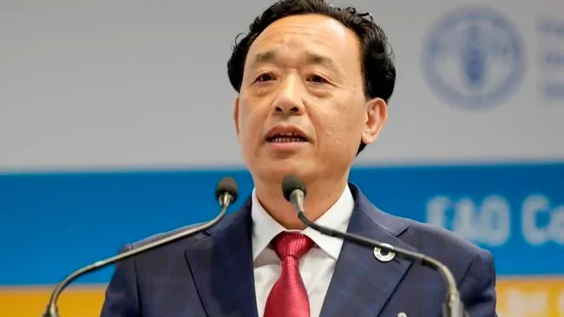 Qu Donqyu Prezident İlham Əliyevə təbrik məktubu ünvanlayıb