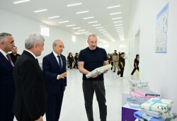 Xocalı şəhərində “Qarabağ Tekstil Evi” MMC istifadəyə verildi