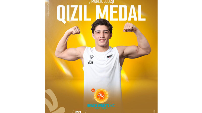 Çimərlik güləşi üzrə Azərbaycan millisi 4 medalla Avropa çempionu olub