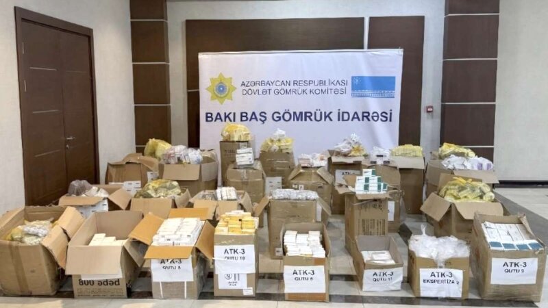 Sumqayıtda külli miqdarda qaçaqmalçılıq yolu ilə gətirilmiş dərman vasitələri aşkarlandı