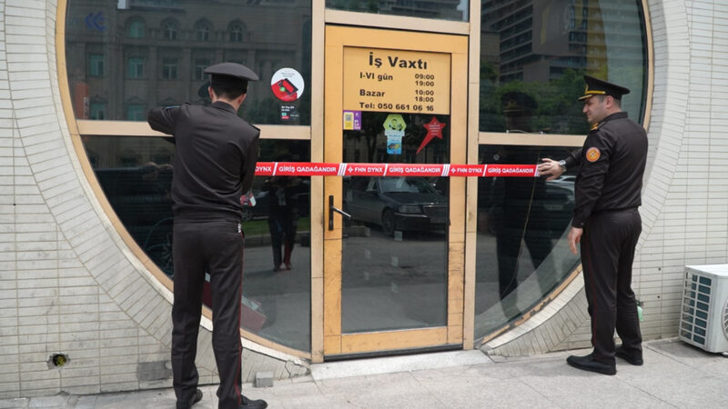 Tbilisi prospektində yanğın təhlükəli anbarın fəaliyyəti dayandırıldı -