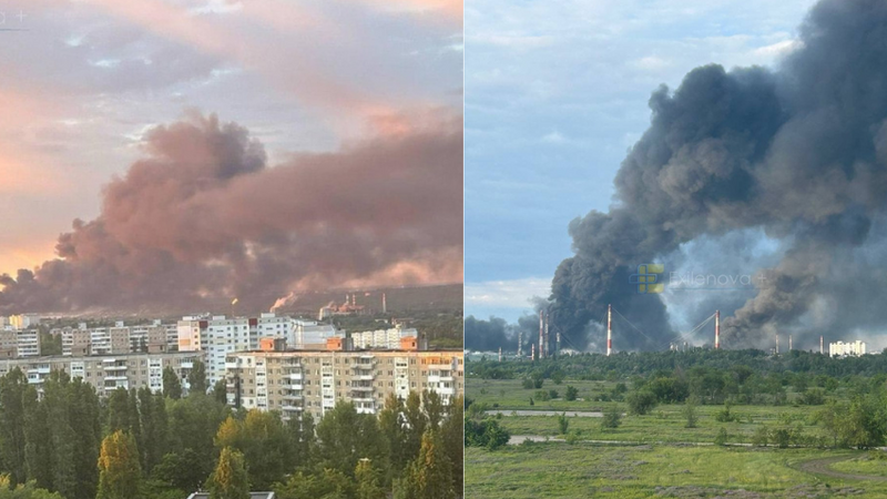 Rusiyanın Rostov və Saratov vilayətlərində neft obyektlərinə dron hücumu olub