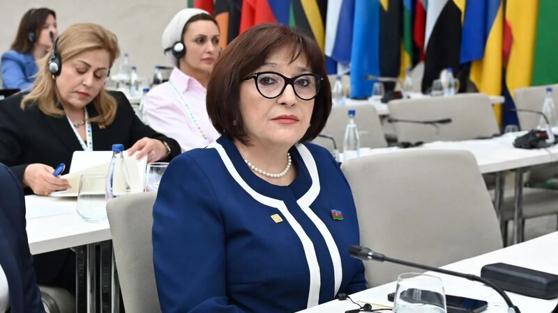 Sahibə Qafarova Belqradda Azərbaycanda gender bərabərliyindən danışıb