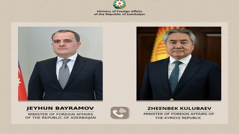 Ceyhun Bayramov Qırğızıstanı BMT TŞ-nin qeyri-daimi üzvü seçilməsi münasibətilə təbrik edib