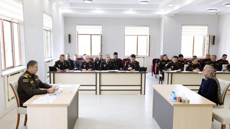 Vilayət Eyvazov Ağstafada sıra baxışı keçirdi - FOTO