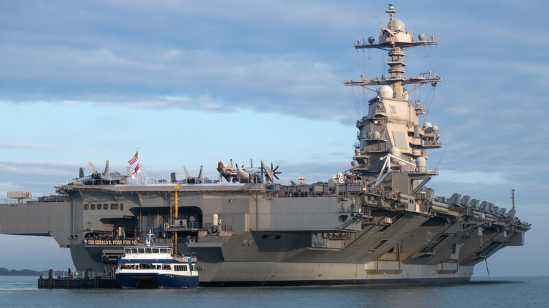 CNN: "USS Gerald R. Ford" aviadaşıyıcısının təmiri bir il çəkə bilər
