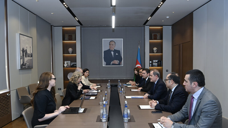 Ceyhun Bayramov UNEP-in icraçı direktoru İnqer Andersonla görüşüb
