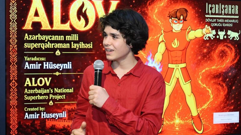 Gənc rəssam Amir Hüseynlinin Bakı Fotoqrafiya Evində fərdi sərgisi açıldı - FOTO