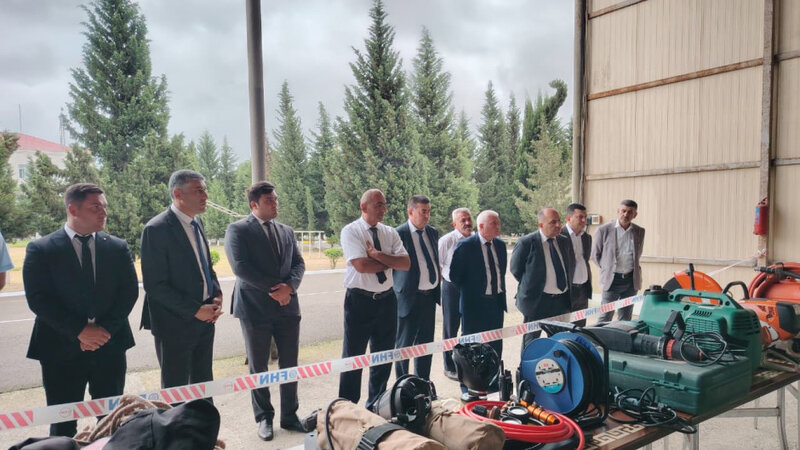 FHN-in Cənub Regional Mərkəzində mülki müdafiə kursları keçirilib -