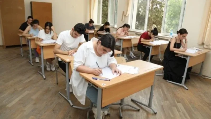 Bu gün I və IV ixtisas qrupları üzrə qəbul imtahanı keçiriləcək