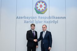 Ceyhun Bayramov Slovakiya XİN-in dövlət katibi ilə görüşdü