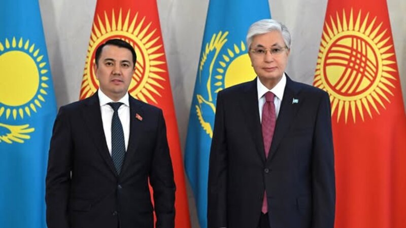 Qazaxıstan Prezidenti Qırğızıstan Joqorku Keneşinin sədrini qəbul edib