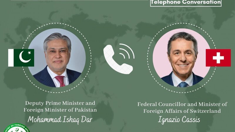 Pakistan və İsveçrə XİN rəhbərləri telefon danışığı apardılar
