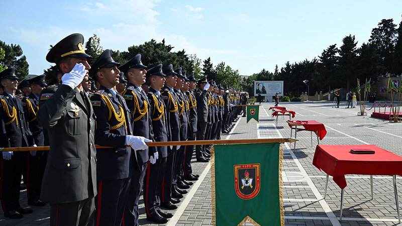 Cəmşid Naxçıvanski adına Hərbi Liseyin 54-cü buraxılış mərasimi keçirilib -