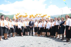 Elm və təhsil naziri Kəlbəcərin ilk məzununun "Son zəng" tədbirində iştirak edib -