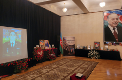 Şəhid mayor Elnur Hacıyevin xatirəsi yad edildi -